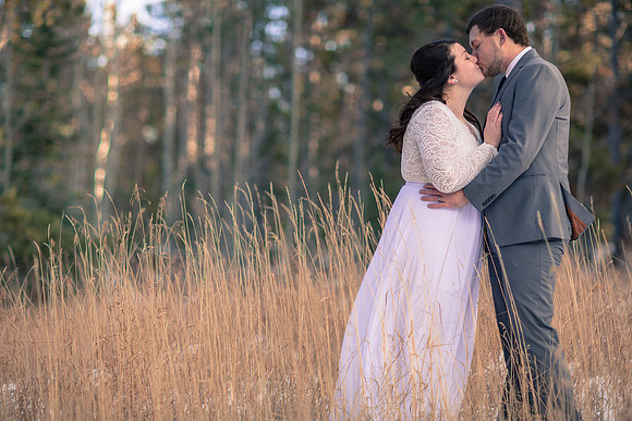 small wedding photographer Grand Lake Colorado