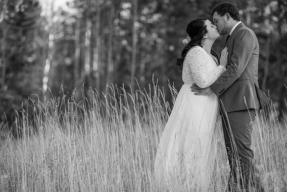 small wedding photographer Grand Lake Colorado