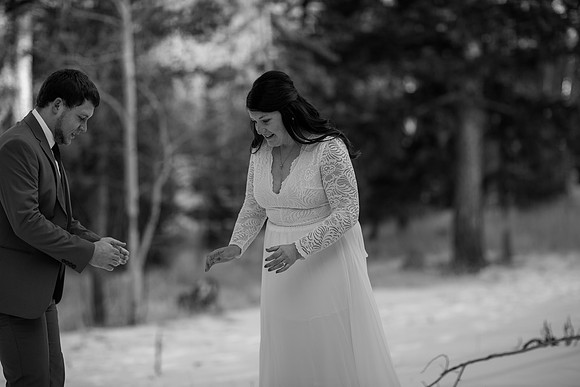 small wedding photographer Grand Lake Colorado