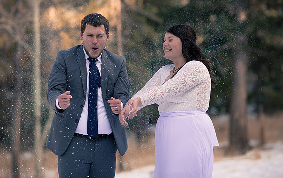 small wedding photography Breckenridge Colorado