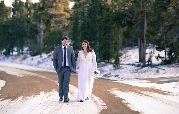 small wedding photographer Breckenridge Colorado