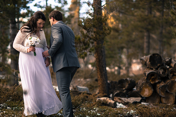 wedding photographer Breckenridge Colorado