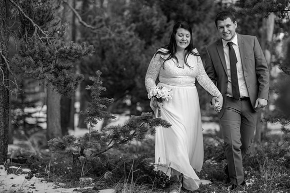 Wedding photographer Grand Lake Colorado