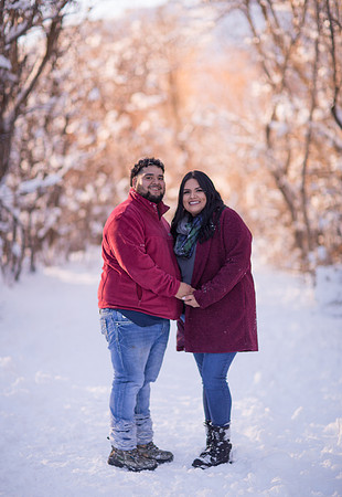 winter couple photographer Denver