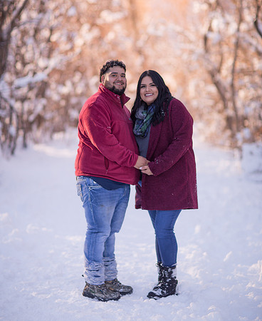 winter couple photographer Denver
