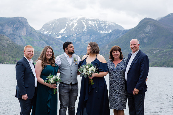 Grand Lake wedding photographer, point park grand lake wedding photography