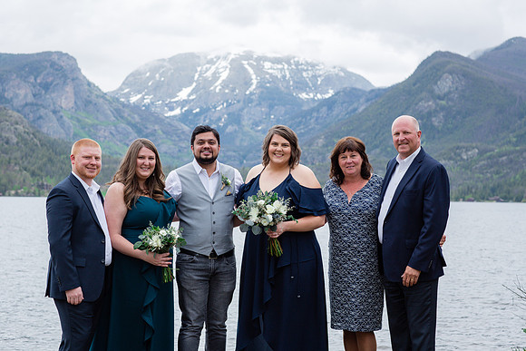 Grand Lake wedding photographer, point park grand lake wedding photography